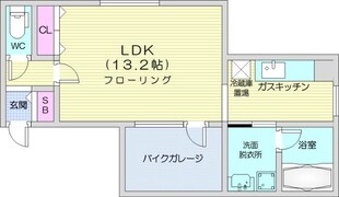 発寒南駅 徒歩8分 2階の物件間取画像